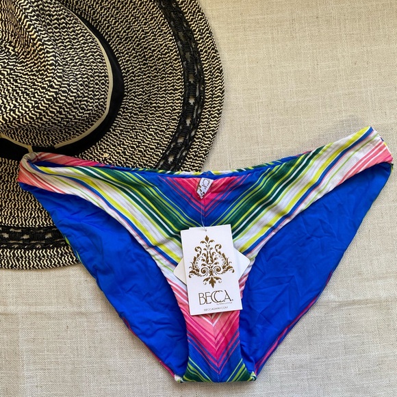 Becca Santa Catarina Regan American Fit Swim Bottom Multi - Picture 4 of 10